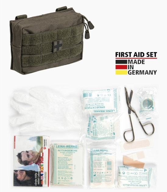 Підсумок аптечка 25 предметів першої допомоги Mil Tec Німеччина - зображення 1