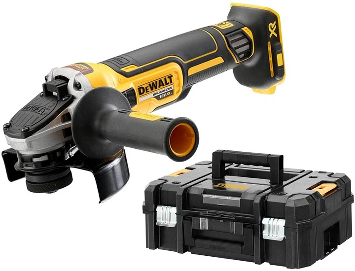 Акумуляторна кутова шліфувальна машина DeWalt DCG405NT без акумулятора та зарядного пристрою - зображення 2