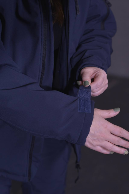 Куртка темно-синя жіноча СМ Груп XL - зображення 2