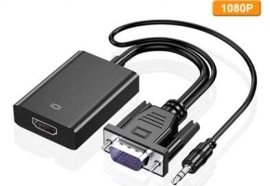 FORZA Переходник HDMI - VGA, 3.5 Jack аудио, пит. Mini-USB, 5,5x6см, пластик