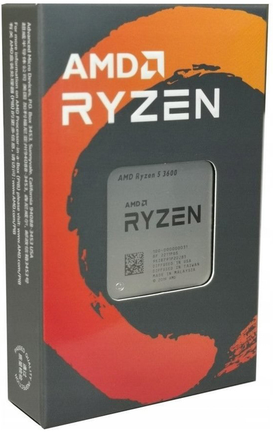 Процесор AMD Ryzen 5 3600 3.6GHz/32MB (100-100000031AWOF) sAM4 BOX - зображення 1