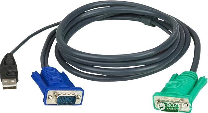 ATEN 2L-5202U Kabel USB KVM 1,8m (2L-5202U) - obraz 1