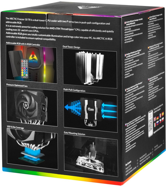 Chłodzenie CPU Arctic Freezer 50 TR w tym. A-RGB (ACFRE00070A) - obraz 14