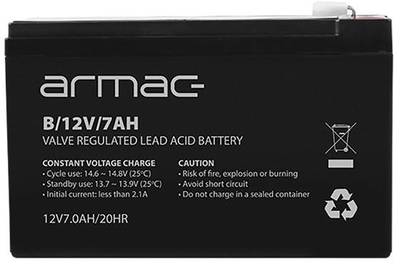 Akumulator Armac Power Battery 12V 7,0 A (B/12V/7AH) - obraz 1