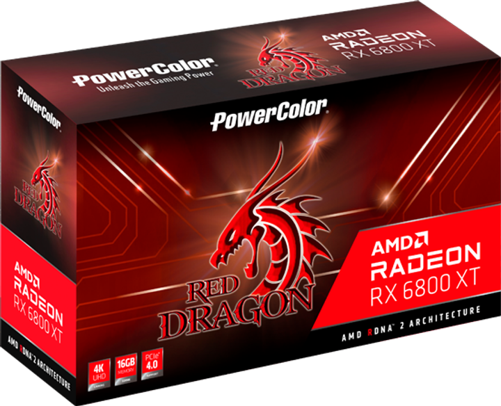 Karta graficzna Powercolor PCI-Ex Radeon RX 6800 XT Red Dragon 16GB GDDR6 (256bit) (2310/16000) (HDMI, 3 x DisplayPort) (AXRX 6800XT 16GBD6-3DHR/OC) - obraz 6