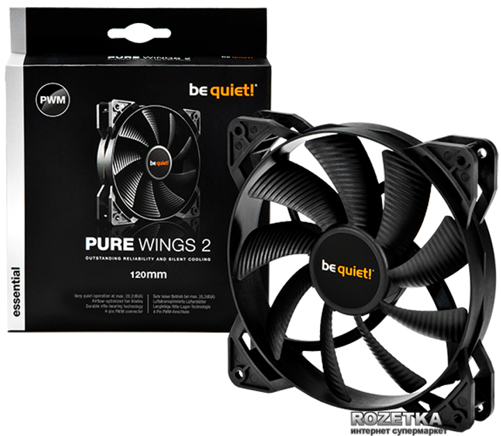 Chłodzenie be quiet! Pure Wings 2 PWM 120mm (BL039) - obraz 3