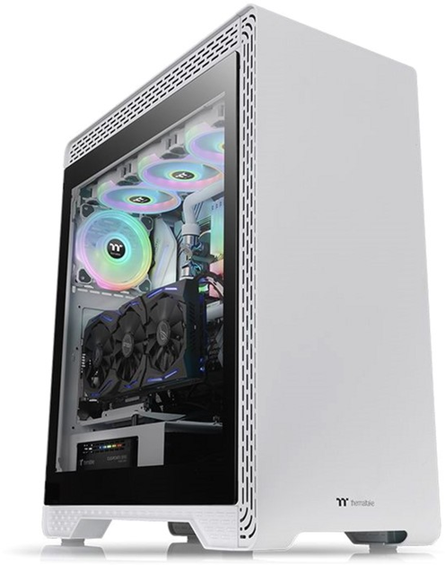 Thermaltake S500 obudowa mid-tower ze szkła hartowanego biała (CA-1O3-00M6WN-00) - obraz 1