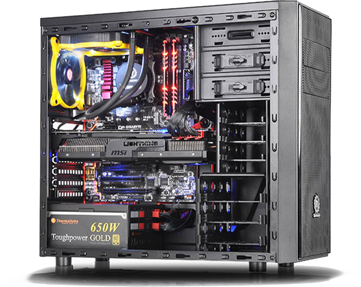 Корпус Thermaltake Versa T35 TG Black RGB (CA-1R7-00M1WN-00) - зображення 11