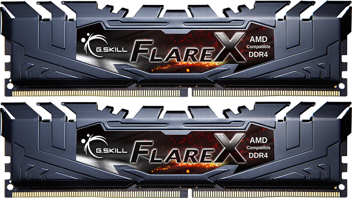 Оперативна пам'ять G.Skill DDR4-3200 32768MB PC4-25600 (Kit of 2x16384) Flare X (F4-3200C16D-32GFX) - зображення 1