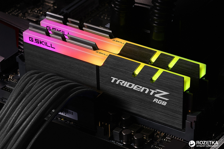 RAM G.Skill DDR4-3200 16384MB PC4-25600 (zestaw 2x8192) Trident Z RGB (F4-3200C16D-16GTZR) - obraz 4