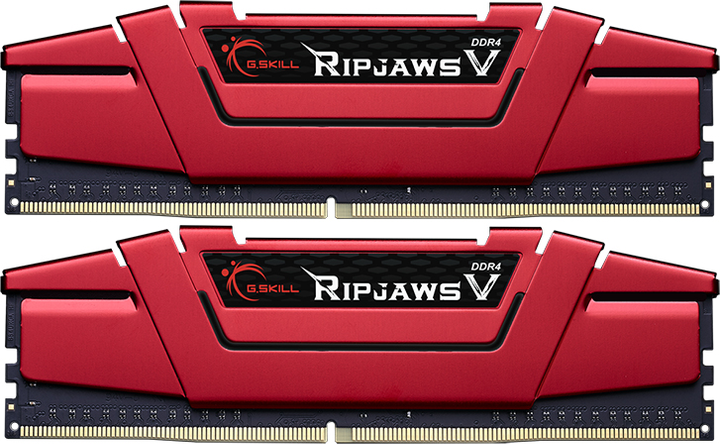 Оперативна пам'ять G.Skill DDR4-3600 16384MB PC4-28800 (Kit of 2x8192) Ripjaws V (F4-3600C19D-16GVRB) - зображення 1