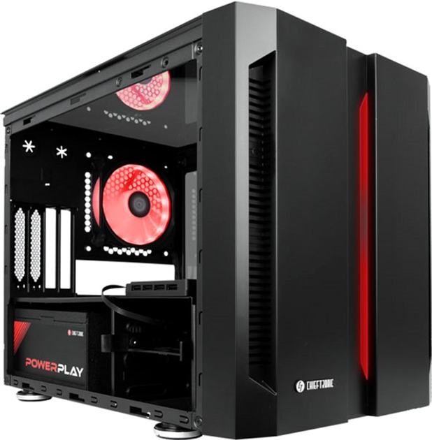 Obudowa Chieftec M1 Gaming Cube czarne (GM-01B-OP) - obraz 2