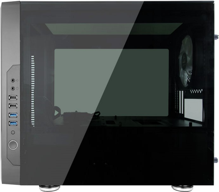 Obudowa Chieftec M1 Gaming Cube czarne (GM-01B-OP) - obraz 10