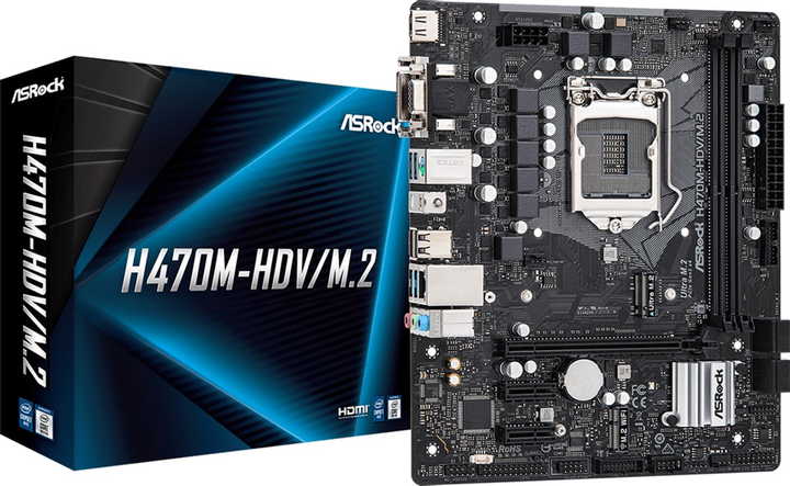 Материнська плата ASRock H470M-HDV/M.2 (s1200, Intel H470, PCI-Ex16) - зображення 5