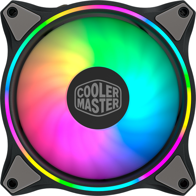 Chłodzenie CPU Master MasterFan MF120 HALO RGB 3 szt (MFL-B2DN-183PA-R1) - obraz 1