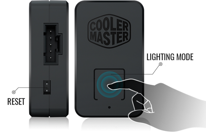 Chłodzenie CPU Master MasterFan MF120 HALO RGB 3 szt (MFL-B2DN-183PA-R1) - obraz 5