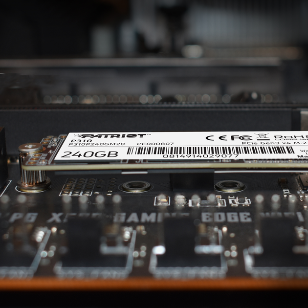 SSD диск Patriot P310 240GB M.2 2280 NVMe PCIe 3.0 x4 3D NAND TLC (P310P240GM28) - зображення 8