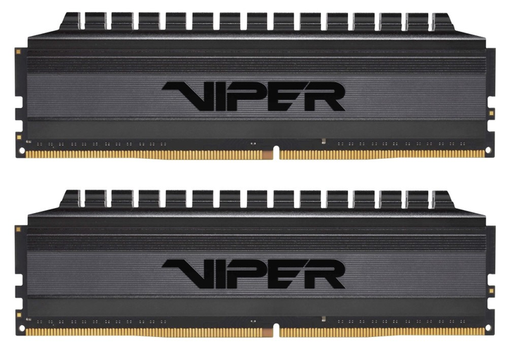 Оперативна пам'ять Patriot DDR4-3200 32768 MB PC4-25600 (Kit of 2x16384) Viper 4 Blackout Series (PVB432G320C6K) - зображення 1