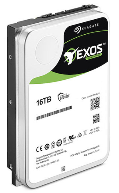 Жорсткий диск Seagate Exos X16 HDD 16TB 7200rpm 256MB ST16000NM001G 3.5" SATA III - зображення 2