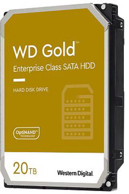Dysk twardy Western Digital Gold Enterprise Class 20 TB 7200 obr./min 512 MB WD202KRYZ 3,5" SATA III - obraz 1