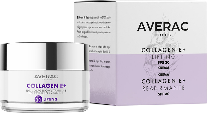 Дневной лифтинг-крем Averac Focus Collagen E+ SPF30 c коллагеном 50 мл ...