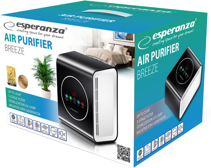 Очисник повітря Esperanza Air Purifier EHP001 - зображення 4