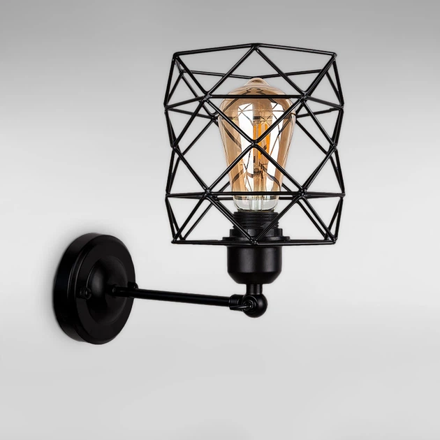 Настінний світильник Бра Light House LS-18144F-1 BK чорний - зображення 2