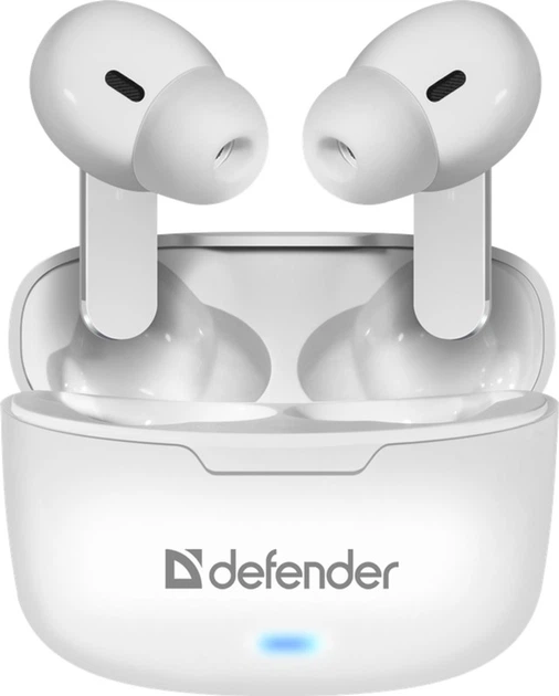 Навушники Defender Twins 903 TWS Bluetooth White (4714033639033) - зображення 3