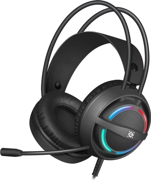 Słuchawki Defender Dexter RGB Czarny (4714033645959) - obraz 2