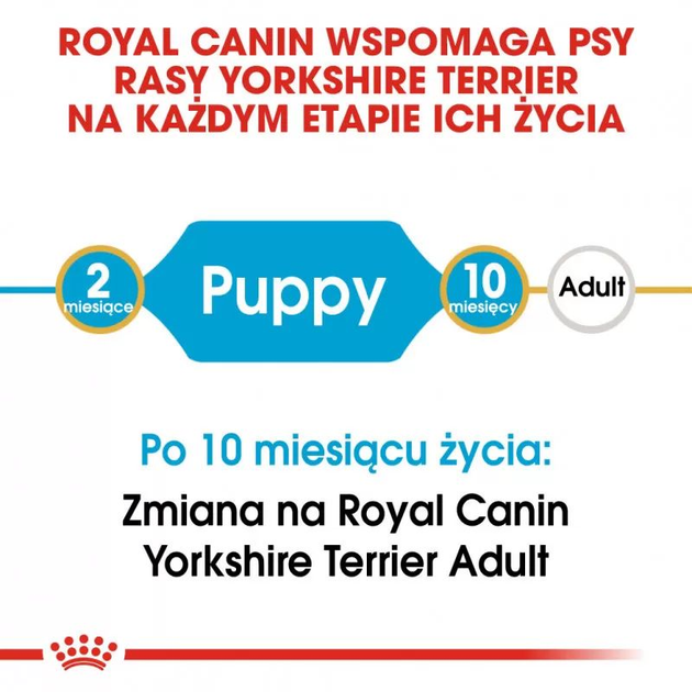 Сухий корм для цуценят йоркширського тер'єру Royal Canin Puppy 7.5кг (3182550811422) - зображення 6