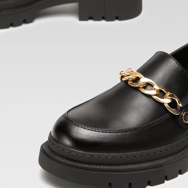 Loafersy DeeZee Be On Time Damskie HL995-1 35 Czarne (5904862552699) - obraz 5
