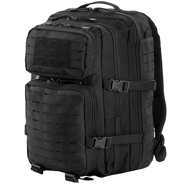 Тактичний Рюкзак M-Tac Large Assault Pack Laser Cut 36л 510 x 290 x 280мм Чорний (10335002) - зображення 1