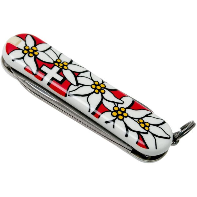 Нож складной швейцарский 58 мм/7 функций Victorinox CLASSIC Edelweiss ...