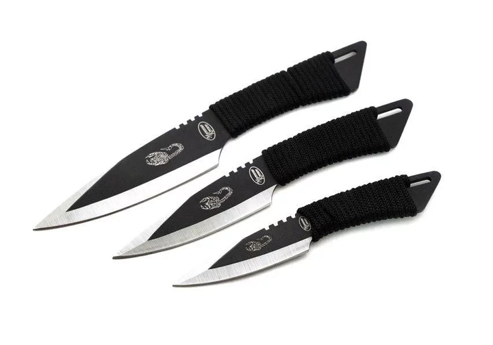 Набір метальних ножів Скорпіон (3 штуки) - зображення 1