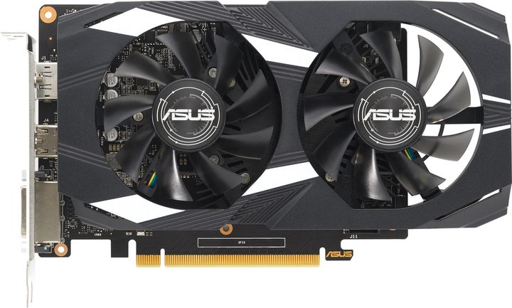 Видеокарта Asus PCI-Ex GeForce GTX 1650 Dual V2 OC Edition 4GB GDDR6 ...