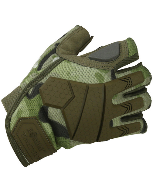 Рукавички тактичні KOMBAT UK Alpha Fingerless Tactical Gloves M (kb-aftg-btp-m00001111) - изображение 1
