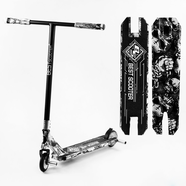 Самокат трюковый Best Scooter HIC-система, пеги, алюминиевый диск и ...