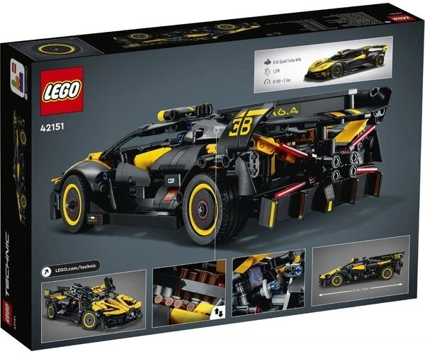 Конструктор Бугатті LEGO Technic Bugatti Bolide (42151) - Фото 2 Конструктор Бугатті LEGO Technic Bugatti Bolide (42151) - изображение 2