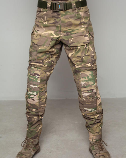 Женские штурмовые штаны UATAC Gen 5.2 (L) Мультикам FOREST (Лес) с наколенниками - изображение 1