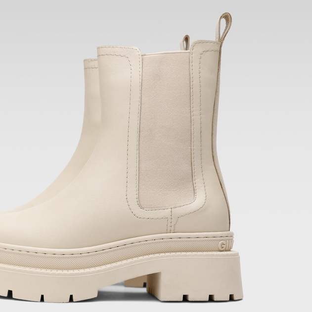 Sztyblety damskie skórzane Gino Rossi 222FW103V 38 24.8 cm Beżowe (5904862047300) - obraz 3