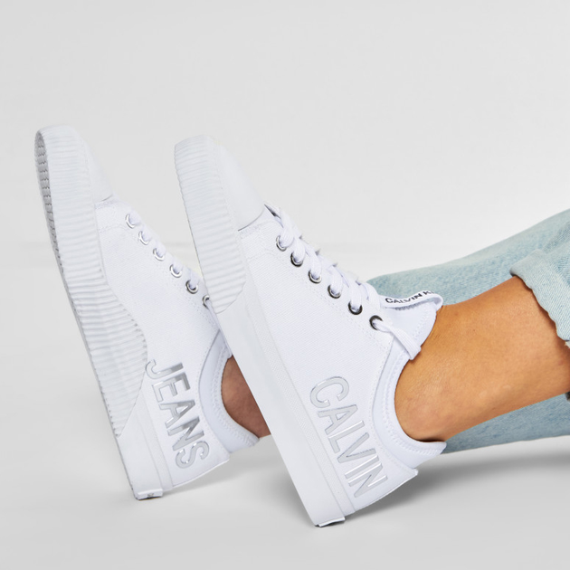 Trampki Calvin Klein Jeans Irisa B4R1631 40 White-Silver (193072078869) - obraz 7