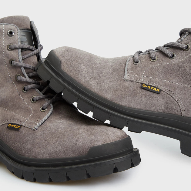 Trapery męskie zamszowe G-Star Raw Blake Hgh Sue 2242-043804 41 Szare (8720656140364) - obraz 5