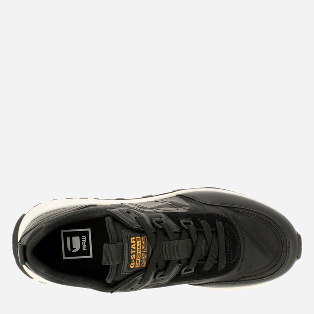 Чоловічі кросівки G-Star Raw Theq Run Lgo Mtc 2212-004516 45 Чорні (8720206639133) - зображення 7