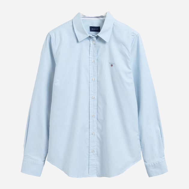 Сорочка GANT Stretchord Solid 432681 36 Light Blue (7325701529135) - зображення 3
