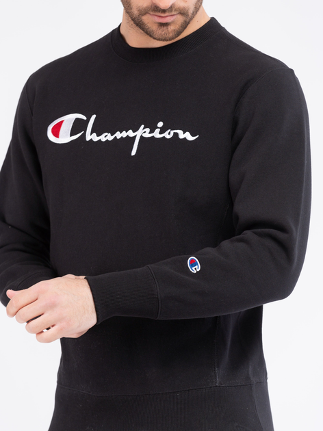 Світшот чоловічий Champion 212576-KK001 M Чорний (8056426487293) - зображення 3