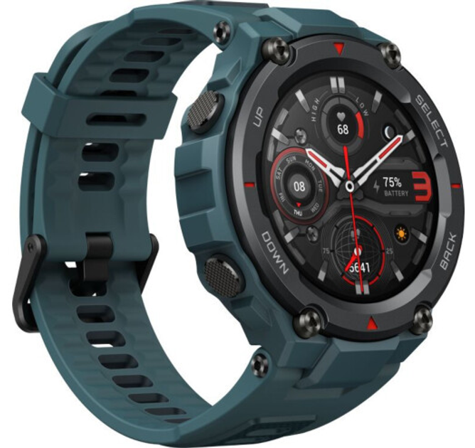 Смарт-годинник Amazfit T-Rex Pro Steel Blue EU - зображення 3