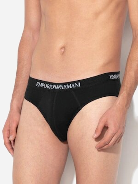 Figi Emporio Armani CC722-111321 L 2 szt. Czarny/Szary (8053320293890) - obraz 2