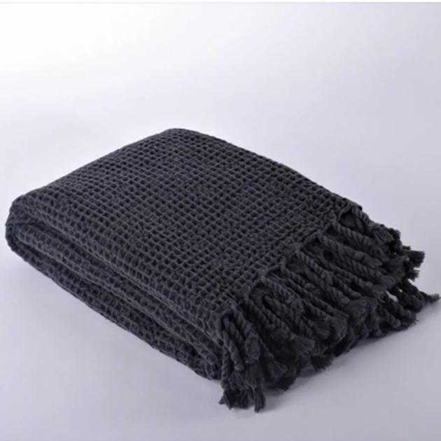 Вафельное полотенце с кисточками 80 x 170 Taskul Tekstil Peshtemal ...