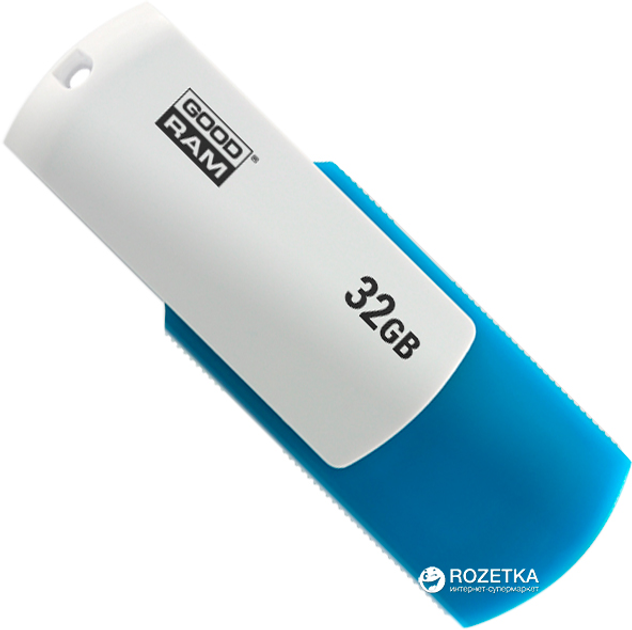 Флеш пам'ять USB Goodram Colour 32GB Blue-Green (UCO2-0320MXR11) - зображення 1