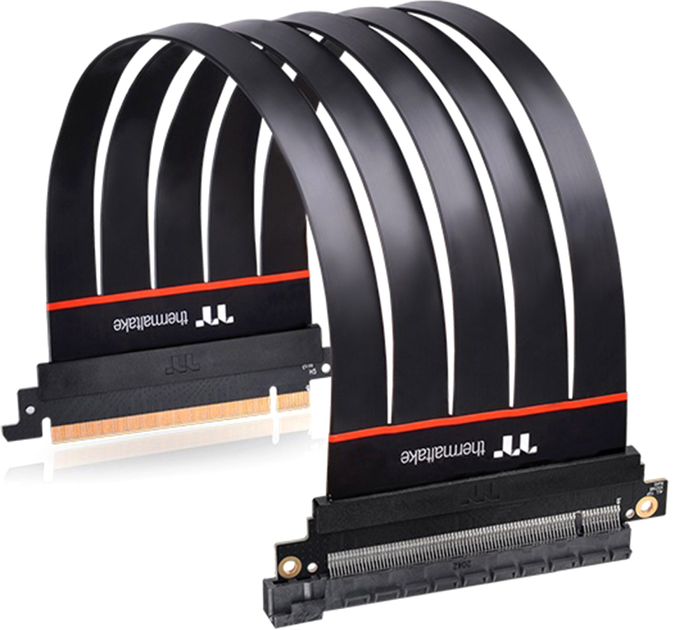Riser do karty graficznej Thermaltake PCI-E 4.0 Extender 300 mm (AC-058-CO1OTN-C1) - obraz 1